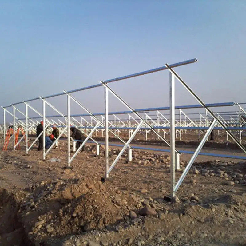 برغي أرضي أو إطار معدني أساس خرساني للوحة الشمسية Al6005-T5