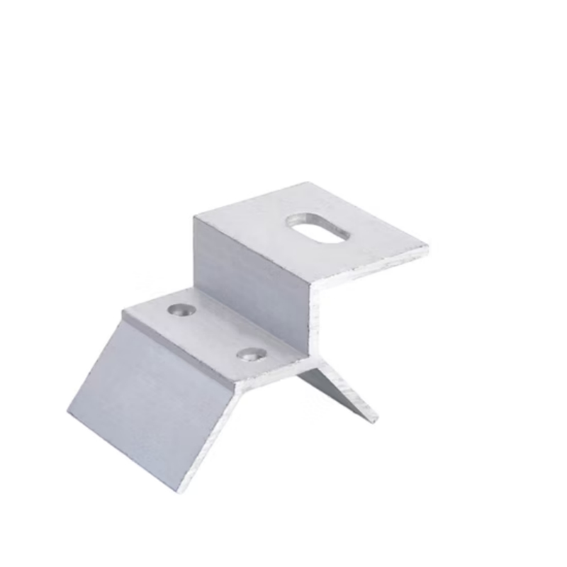 مشبك سبيكة الألومنيوم مع المسامير المزدوجة والمقبض المزدوج للاهتزاز - مشبك السقف الشمسي المقاوم للتركيب