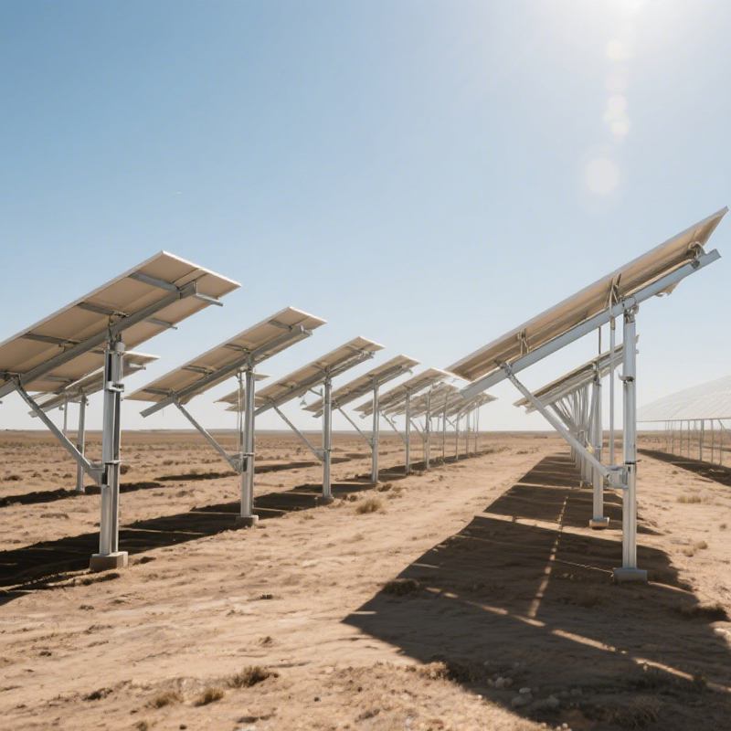 Ground Solar Mounting Brackets Offering Convenient Installation and Maintenance for Large Scale Renewable Energy Systems